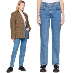 SLVRLAKE London Double Yoke Straight Leg Jeans Size 27